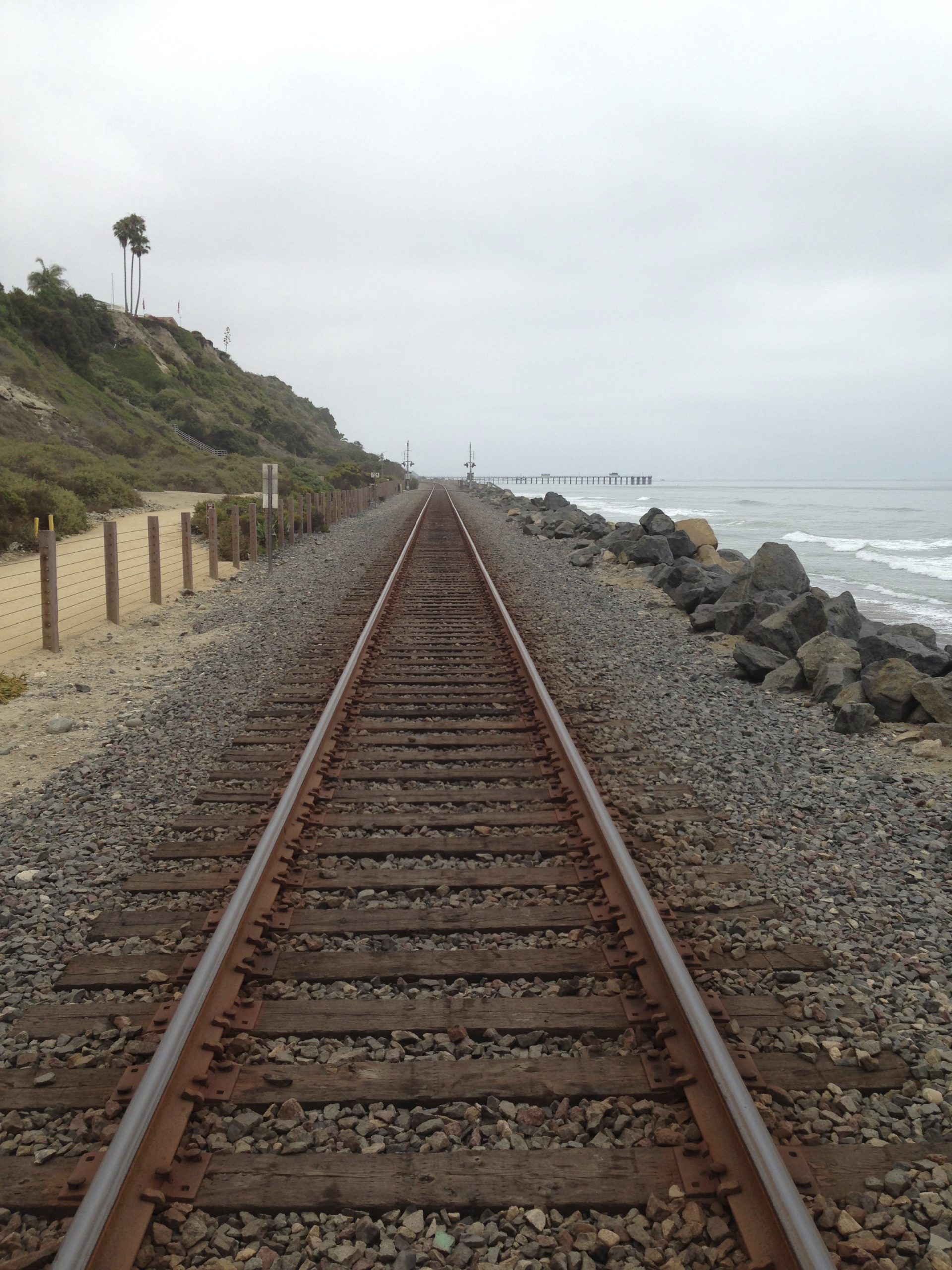 RR tracks near San Clemente California
