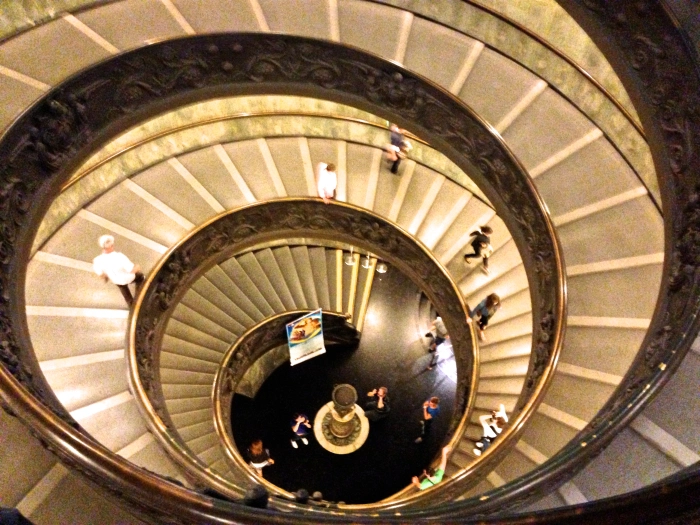 Stairway Vatican, Rome Italy