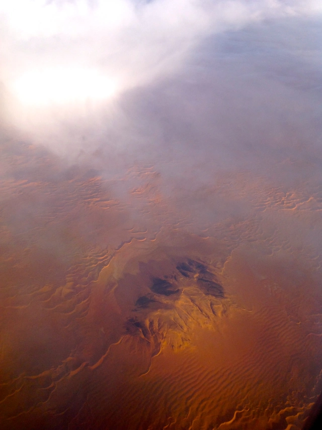 The Sahara Desert Beneath the Clouds