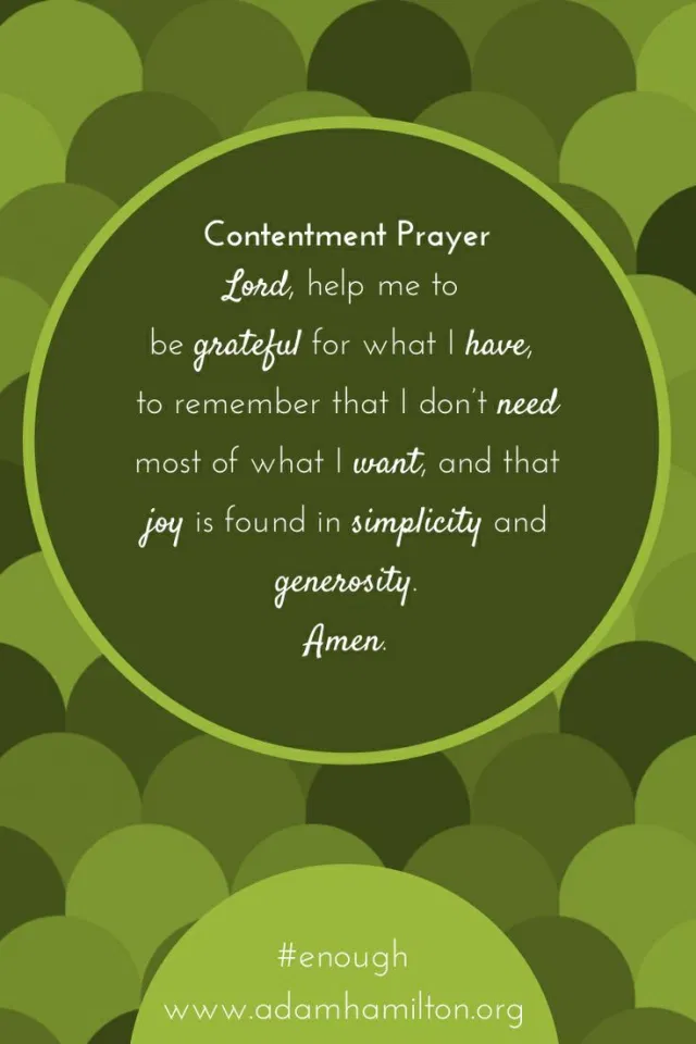 , Choosing Contentment in Life