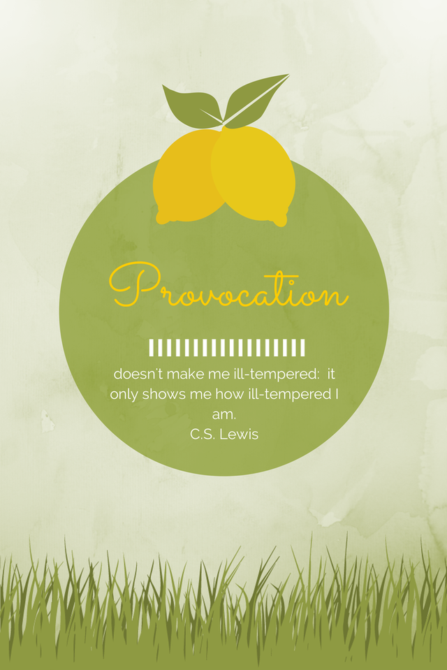 Graphic of a lemon and a C.S. Lewis quote