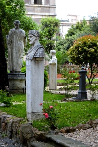 Statues in a cemetery 