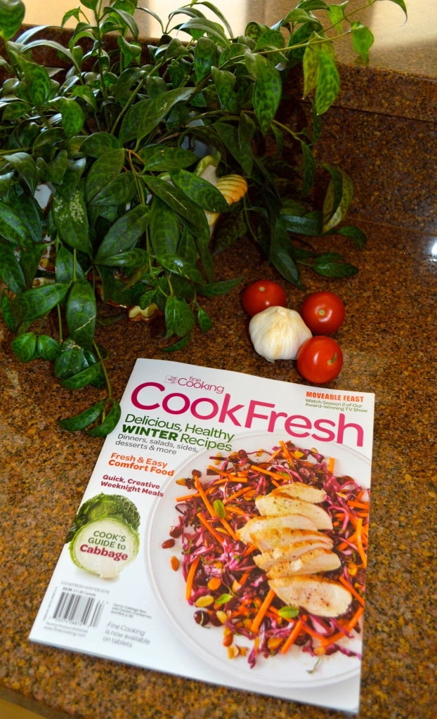 A cooking magazine
