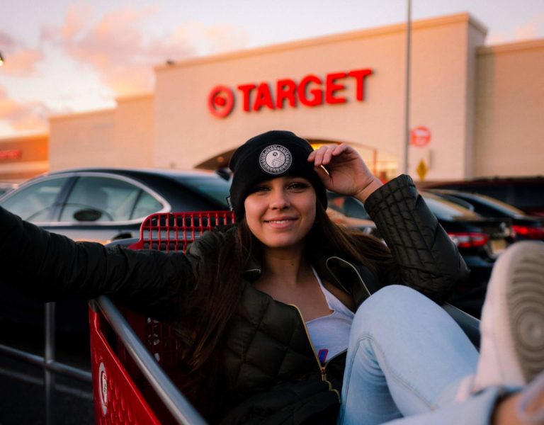 woman at Target Store